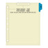 Chart Dividers, Side Tab, Position 1, Patient Information, Blue, 100/Box