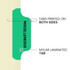 Chart Dividers, Side Tab, Position 4, Miscellaneous, Lt Green, 100/Box