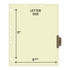 X-Rays Chart Dividers, Side Tab, Position 4, Gray, 100/Box