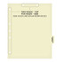 Chart Dividers, Side Tab, Position 5, Authorizations/Referrals, Manila, 100/Box