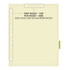 Chart Dividers, Side Tab, Position 5, Correspondence, Manila, 100/Box