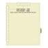 Chart Dividers, Side Tab, Position 5, Insurance/Correspondence, Manila, 100/Box
