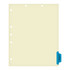 Chart Dividers, Side Tab, Position 6, Consultation/Hosp. Report, Blue, 100/Box