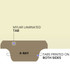 Chart Dividers, Bottom Tab, Position 4, X-Ray, Gray, 100/Box