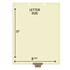 Chart Dividers, Bottom Tab, Position 4, X-Ray, Gray, 100/Box