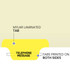 Chart Dividers, Bottom Tab, Position 5, Telephone Message, Lt Yellow, 100/Box