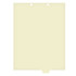 Chart Divider, Bottom Tab, Position 4, Clear, Blank, Pack/100
