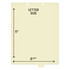 Chart Dividers, Bottom Tab, Position 4, Clear/Blank, 100/Box