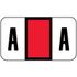 Safeguard Alpha Labels, 514-Series, 15/16 H x 1 5/8 W, Letter A, Red, 500/Roll (SGAM-A)