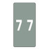 Smead Numeric Labels, LCC-Series, 2 H x 1 W, Number 7, Gray, 250/Roll