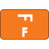 Smead ACCS Compatible Labels Letter F 250/Roll