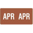 Smead ETS Month Labels, April