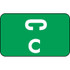 Smead ACCS Compatible Labels Letter C 100/Pack