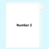 Legal index tabs number 2, side tab, letter size