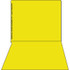 Kardex Folders, Alpha Scale, Letter Size, Yellow, 100/BX