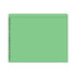 Kardex Numeric File Folders - 0 thru 9 Scale, Green, 2 Fasteners, 50/Box