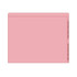 Kardex Numeric File Folders - 0 thru 9 Scale, Pink, 2 Fasteners, 50/Box