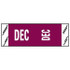 Col'R'Tab® 11880-Series Month Label Packs - December