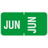 Tabbies Month Labels June Light Green 70236