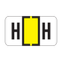 Traco Alpha Label Letter H (500/Roll)