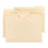 Smead File Folders, Letter Size, Reinforced 1/3-Cut Tab, 2 SafeSHIELD Fasteners, Manila, 50/Box
