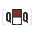 Traco Alpha Label Letter Q (500/Roll)