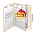 Smead Classification Folders, 1 Divider, 1/3-Cut Tab, Letter Size, Manila, 10/Box