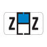 Traco Alpha Label Letter Z (500/Roll)