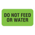 Veterinary Labels, Do Not Feed or Water, 1 5/8 W x 7/8 H, 560/RL, V-AN213
