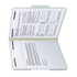 Smead Pressboard File Folder with 2 SafeSHIELD Fasteners, 1/3-Cut Tab, 1" Exp, Letter Size, Gray/Green, 25/Box