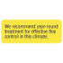 Veterinary Medication Labels, Flea Control, 2 1/4 W x 7/8 H, Fl. Yellow, 420/Roll