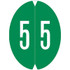 VRE GBS 8857 Label Number 5 (500/Roll)