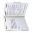 Smead Pressboard Fastener File Folder with SafeSHIELD Fasteners, 2 Fasteners, 1/3-Cut Tab, 3" Exp, Letter Size, Gray/Green, 25/Box