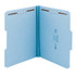 Smead 100% Recycled Pressboard Fastener File Folder, Blue (15000)