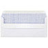 #10 Window Envelopes, Side Seam (4 1/8 x 9 1/2) 24lb White, Blue Crosshatch Tint, Pres-Stik 500/BX (W3142)