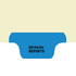 "OP/Path Reports" - Bottom Tab Fileback Divider with Fastener - Position 3 - Blue - Zoom