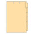Blank Chart Dividers, Legal Size, Side Tab (Writable), 25 Sets of 6-Tab Collated Sets