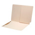 End Tab Pocket Folder, Letter Size, Reinforced Tab, 1 Fastener, Half Pocket, 11pt Manila – 50/Box