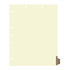 Miscellaneous Dividers, Side Tab, Position 8, Gray Tab, 50/Box (I631) - Full Image