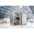 Open FireShield cabinet showing contents in warehouse