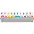 Barkley Numeric Labels, FNDBM-S Series, 1-1/2 H x 1-1/2 W, Number 0-9 Full Set