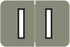 Barkley Alphabet Labels - BXAM Series - Letter I