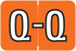 Barkley Alphabet Labels - BXAM Series - Letter Q