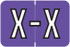 Barkley Alphabet Labels - BXAM Series - Letter X