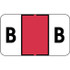 Control-O-Fax Compatible Label for Letter 'B' – Black Text on Red Background