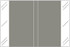 Tabbies Solid Color Labels, 11100-Series Match, 1 inch x 1-1/2 inch, Gray, 500 per Roll
