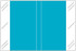 Tabbies Solid Color Labels, 11100-Series Match, 1 inch x 1-1/2 inch, Light Blue, 500 per Roll