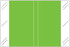 Tabbies Solid Color Labels, 11100-Series Match, 1 inch x 1-1/2 inch, Light Green, 500 per Roll