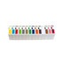Tabbies Solid Color Labels, 11100-Series Match, 1 inch x 1-1/2 inch, 14 Rolls