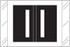Barkley FASTM Alphabetic Label - Black Letter I, Self-Adhesive, Polylaminated for End-Tab File Folders